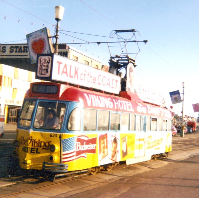Blackpool Tram 4 by 3000 F300 XOF (AKA Celestial Toymaker)