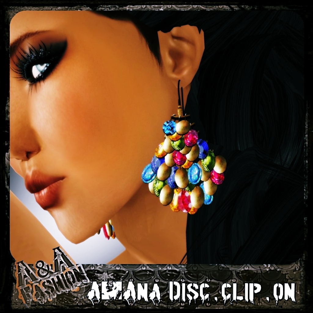 A&Ana Disc.Clip.on Earrings