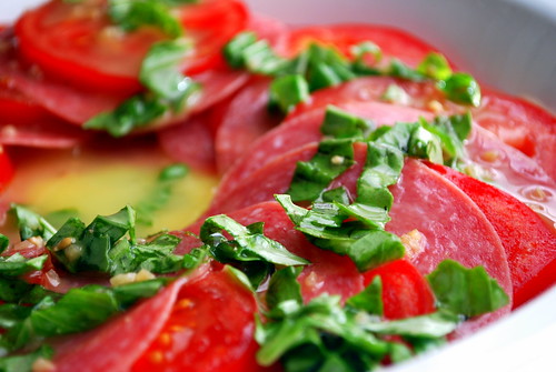 Tomato and Salami Salad