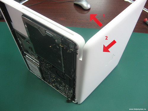 MacBook Unibody display remove