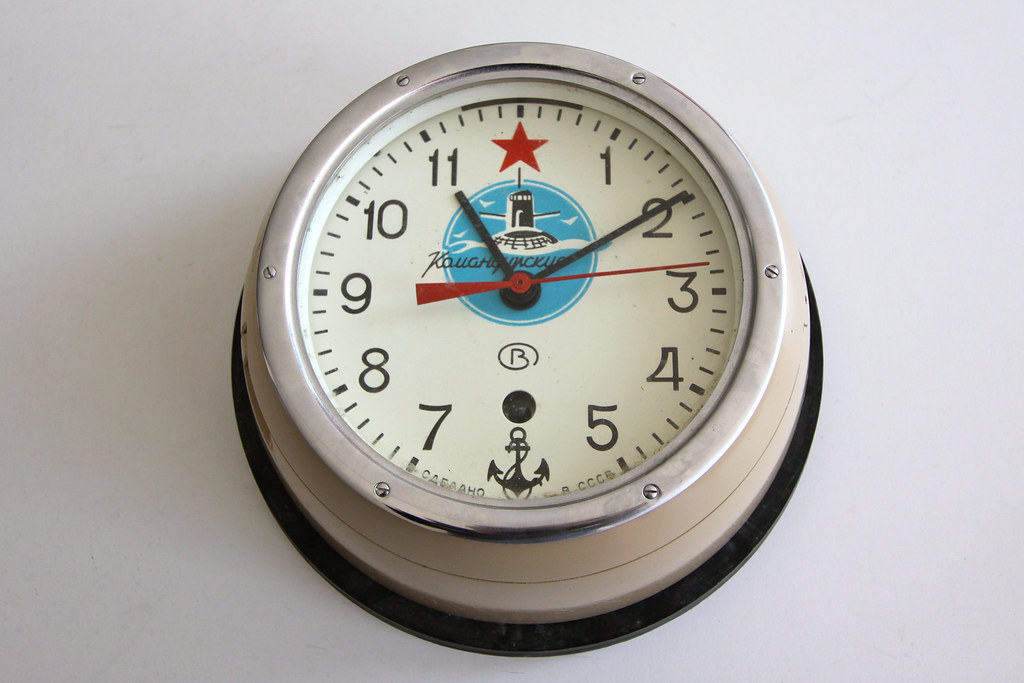 : Sowjetische U-Boot-Uhr, Modell 5-2  von 1990, 1