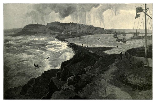 017-Newcastle desde el acantilado Nobby's-Australasia illustrated (1892)- Andrew Garran