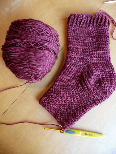 yet another crocheted sock