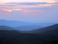 sunset at max patch