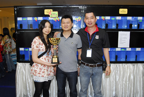 The owner of the grand champion, from Taiwan
