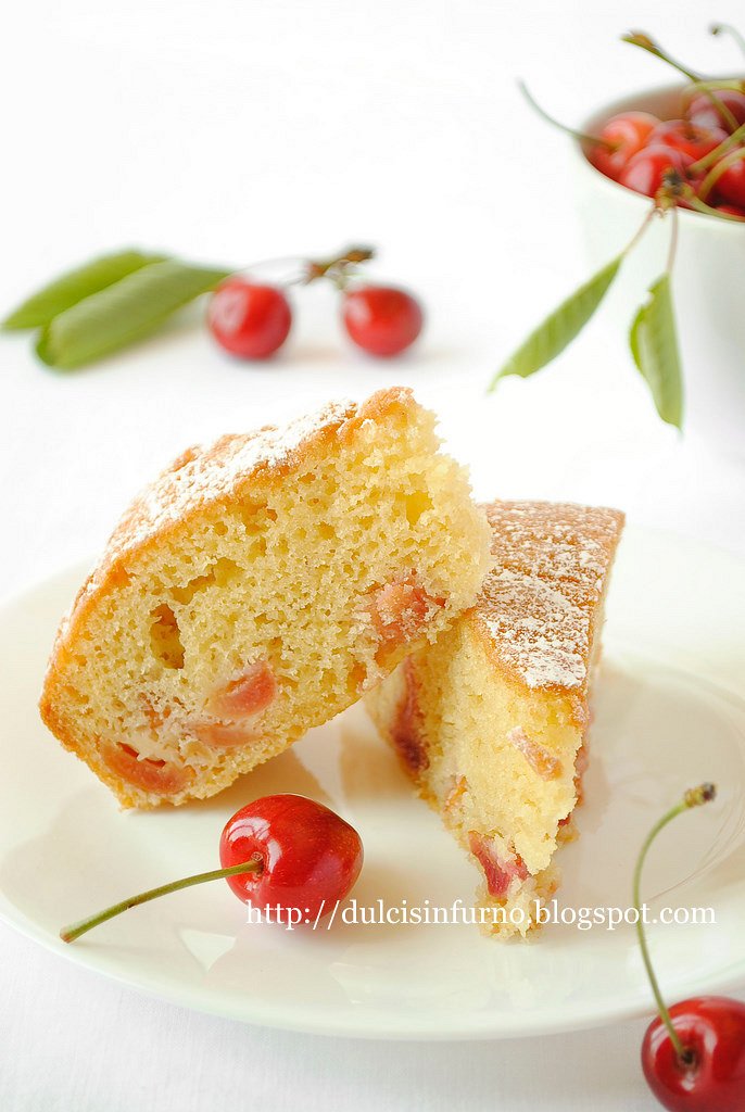 Torta di Ciliegie-Cherry Cake