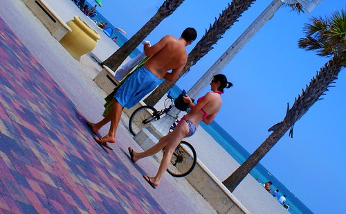 Hollywood Beach South Florida I just noticed this young man had a tatoo on