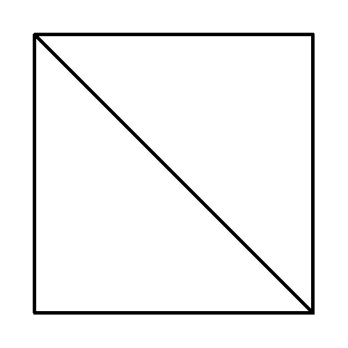 Half-square triangle diagram