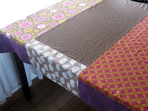 Fabric not wide enough = pieced edges