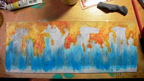 Kaiju Painting Step 3