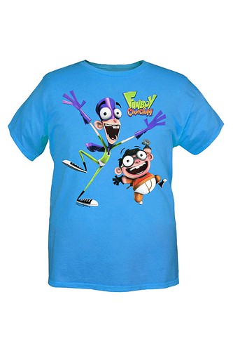 Fanboy And Chum-Chum Turquoise T-Shirt