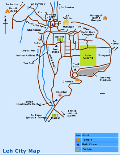Leh map