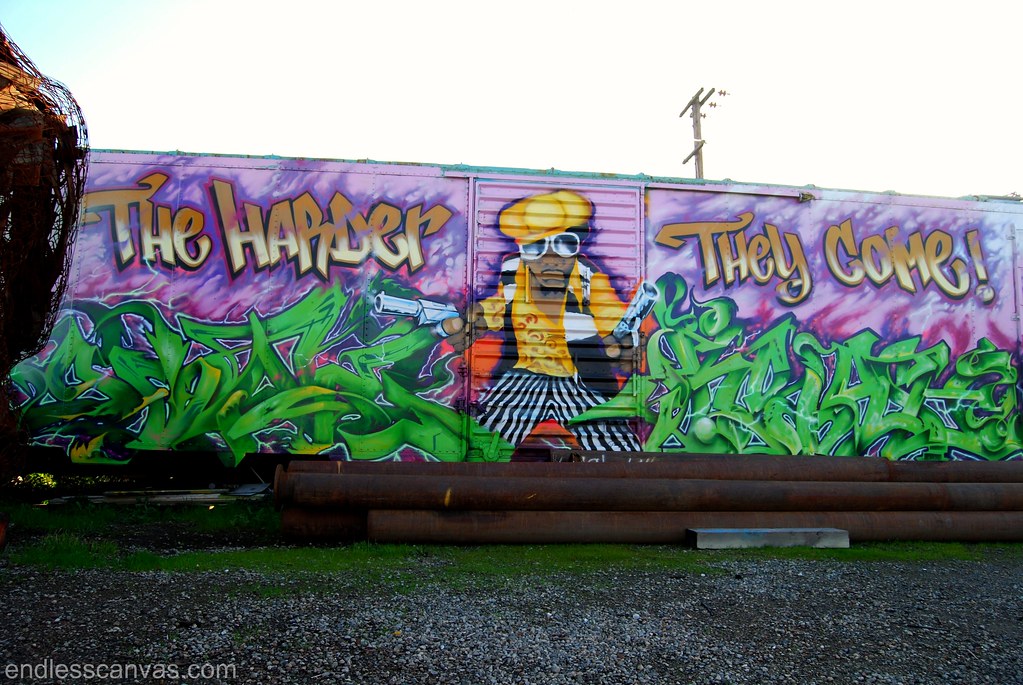 The Harder They Come Graffiti Production in West Oakland. 