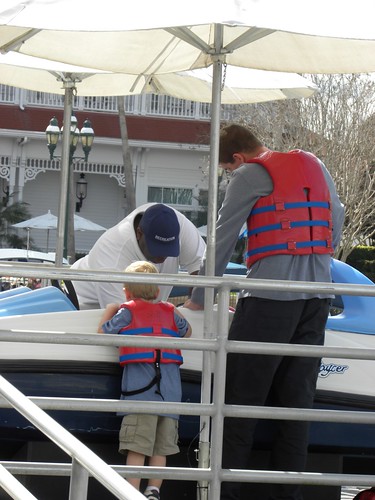 Austin asked the boat manager several questions about his safety before he said &quot;yes&quot; to the trip.  Austin is my cautious boy!