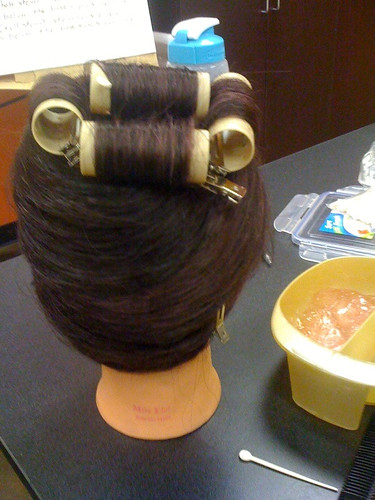 roller wrap hairstyle. Roller Wrap Back