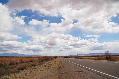 road and sky New Mexico