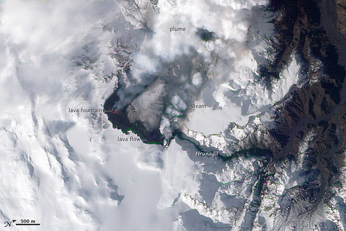 Eruption of Eyjafjallajökull Volcano, Iceland by NASA Goddard Photo and Video.