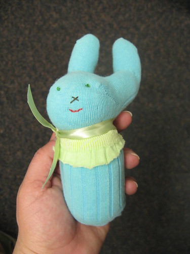 Sock bunny by Katy Did.
