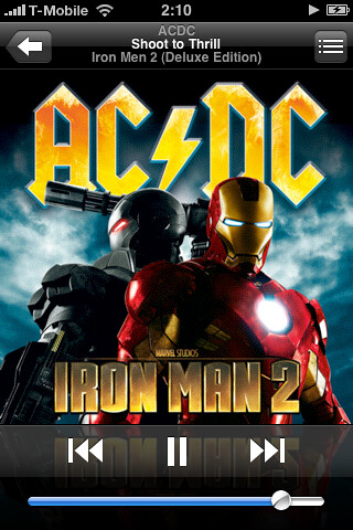 Iron Man 2 soundtrack iTunes