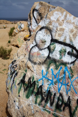 Ardrossan quarry lookout graffiti