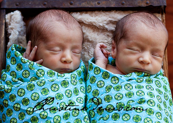 Snuggle Brothers ~ 7 day old twins