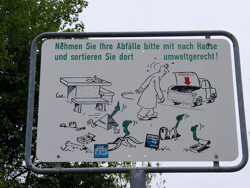 Müll mitnehmen in Bayern!