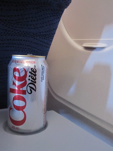 Diet Coke on the plane