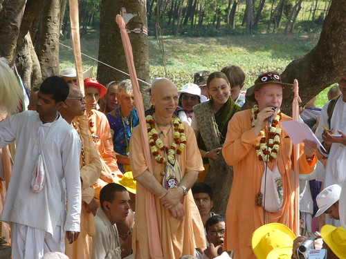 Prahladananda Swami in Mayapur Parikrama 2009