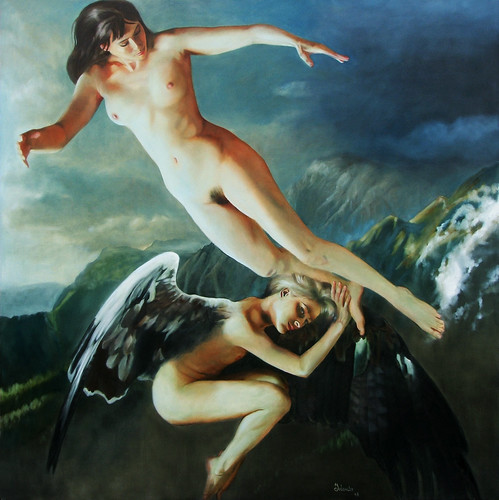 Amor mundi. oil on canvas, 160 x 160 cm, 2008