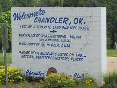 Welcome to Chandler, OK.