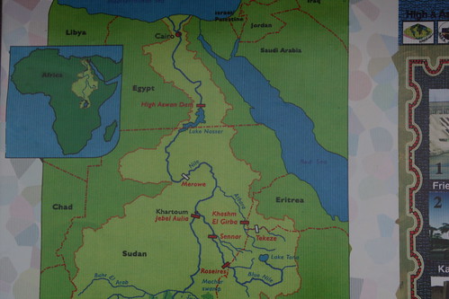 aswan high dam map. Aswan High Dam Map