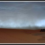 Sandstorm. Tormenta de arena.
