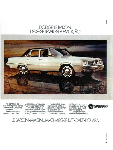 The Brazilian Dodge LeBaron was a new model for 1979 but was discontinued in