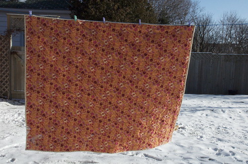 Back of Red Hots quilt