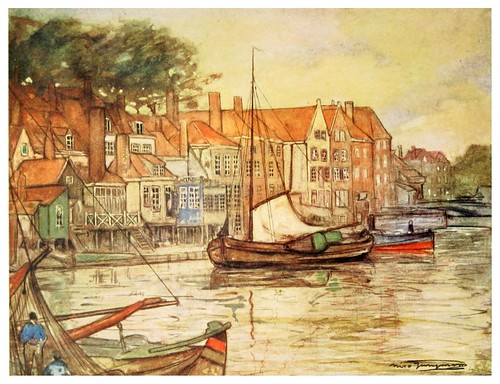 006- Un canal en Middelburg-Holanda-Holland (1904)- Nico Jungman