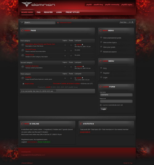 Dominion   February 2010 phpBB3 Style