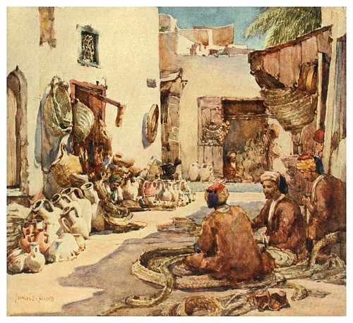 019-Frabricantes de cestas en Susa-Algeria and Tunis (1906)-Frances E. Nesbitt- Túnez