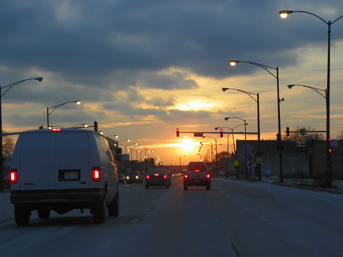 1.30.2010 Chicago (6) sunset