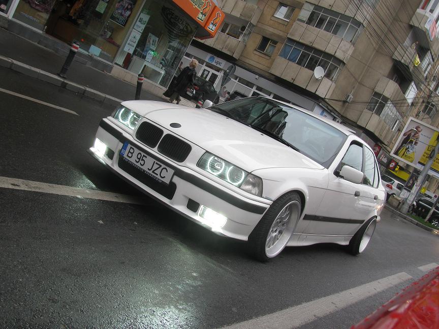 you know how he rolls he just bought a white e36 sedan 20 nos oh yeah it