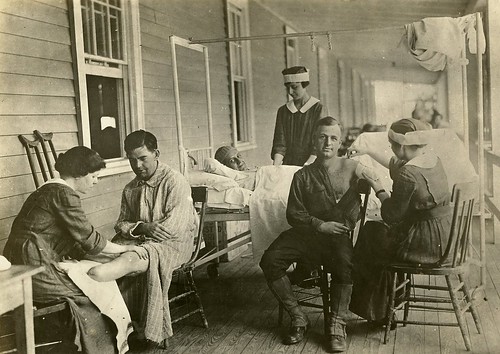 WWI amputees at Walter Reed