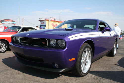Purple R T Dodge Challenger