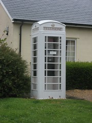 White Phone Box at Slaugham