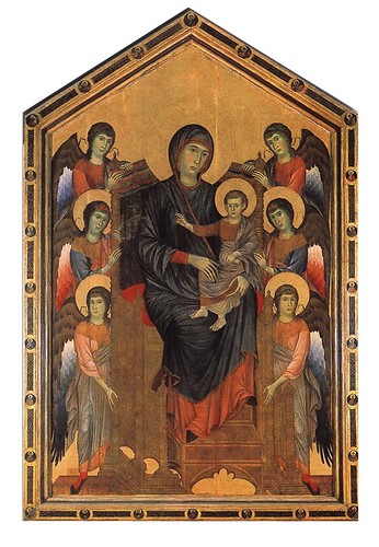 cimabue madonna enthroned with angels. CimabueMadonna Enthroned with