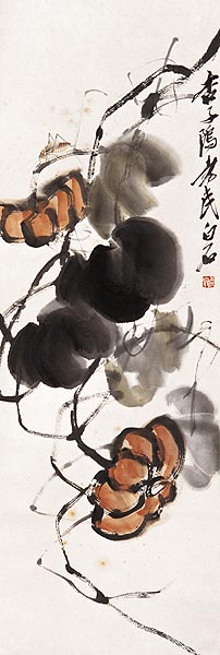 齐白石 QI Baishi - Insects and Pumpkins
