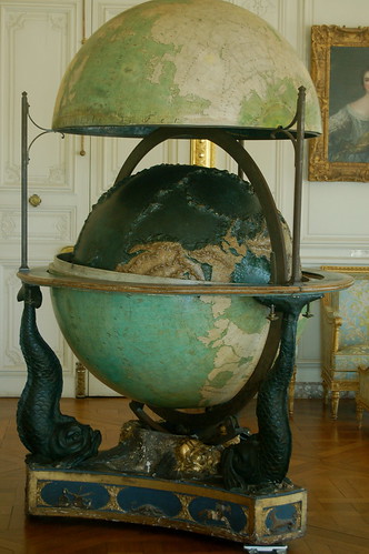 Globe statue