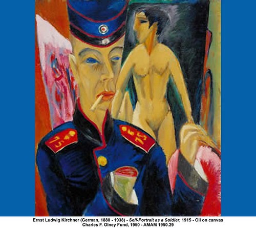 Ernst Ludwig Kirchner - Self-Portrait as a Soldier 