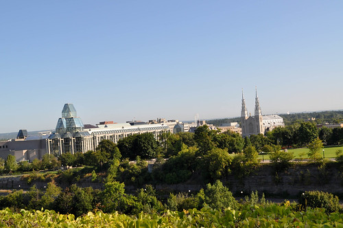 Vista de Notre Dame y la National Gallery desde los Edificios del Parlamento