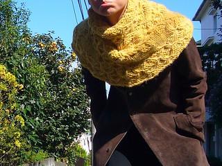 Alanna Nelson knits top down cowls