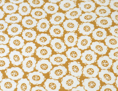PREORDER SALE Peek-a-boo Bag - Mustard Flower Print