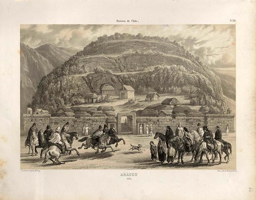 030-Arauco en 1839-Atlas de la historia física y política de Chile-1854-Claudio Gay